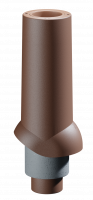 Docke PREMIUM/ Выход канализационный ИЗЛ-110/500/ Труба/ Светло-коричневый