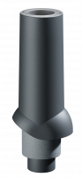 Docke PREMIUM/ Выход канализационный ИЗЛ-110/500/ Труба/ Чёрный