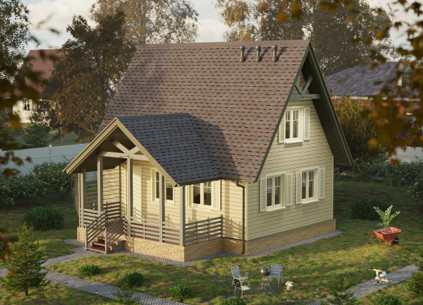 Docke LUX/ Монреаль Брус D6S (Кедр)