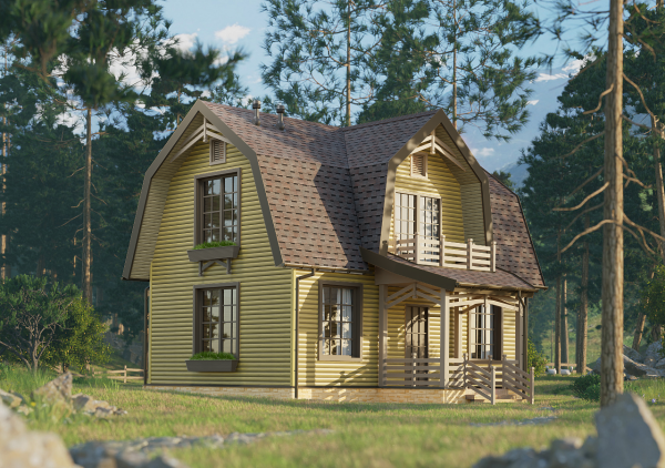 Docke LUX/ Монреаль Блок-Хаус D4,7T (Миндаль)